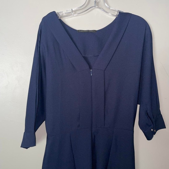 Navy blue three quarter sleeve - Picture 2 of 4